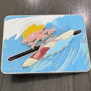 Kids Cartoon Surfing Belt Buckle